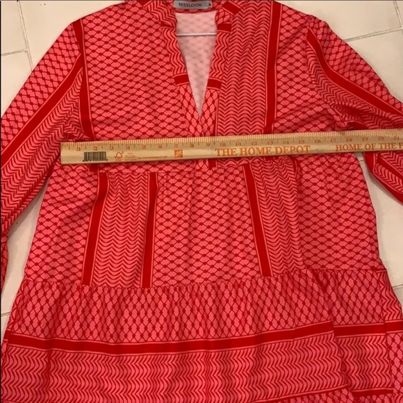 Miss Look. NWOT Mini boho dress. M - Picture 4 of 5
